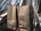 Seattle, WA USA - circa April 2021: View of a shopping cart exiting the cart escalator inside a QFC grocery store, filled with