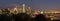 Seattle Washington City Skyline at Dusk Panorama