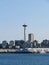 Seattle, Washington, September 14, 2017, waterfront views of the City and the iconic Space Needle