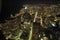 Seattle, Washington from Sky View Observatory on top of Columbia Center Office Building at night.