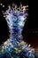 SEATTLE, WASHINGTON, USA - JAN 23rd, 2017: Blown glass sculpture of ocean and sea creatures, Chihuly Garden and Glass