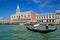 Seaview of Campanile and Doge palace on piazza San Marco. Italy. Europe.