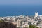 Seaview from mountain. Cityscape. Haifa