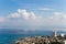 Seaview from mountain. Cityscape. Haifa