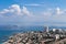 Seaview from mountain. Cityscape. Haifa