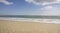 Seaview panorama from sand beach