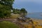 Seaweed Covered Rocks on the Coast of Bustin\'s Island