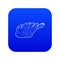 Seaweed icon blue vector