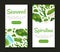 Seaweed Spirulina Banner Design with Green Superfood Vector Template
