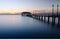 Sebring City Pier at sunset, Florida