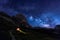 Seceda Dolomites with Star