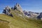 Seceda mountain in the Dolomites