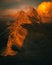 Seceda Mountain during Sunset in the Dolomites in Autumn