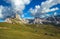 Seceda peak, Odle mountain range, Gardena Valley, Dolomites, Italy