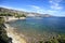 A secluded bay in the Mediterranean, France