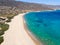 Secluded Kalamos beach on the island of Ios, Cyclades, Greece