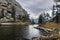 Secluded lake: Gem Lake in Colorado