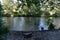 Secluded River Beach at Horsetown Clear Creek Preserve near Redding, California