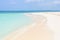 Secluded white sand beach in Cayo Levisa Island in Cuba