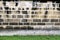 seclusion stone wall of internal courtyards in military prison