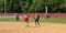 Second Baseman Makes a Play - Special Olympics