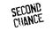 Second Chance rubber stamp