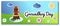 Second February greeting Groundhog Day color cartoon holiday illustration design for banner, cover
