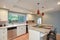 Second floor Kitchen boasts tray ceiling, island