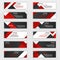 second a set of red banners with 12 designs, designed for online needs, such as benner website, social media and advertising.