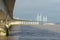 Second Severn Crossing, bridge over Bristol Channel between England and Wales. Five Kilometres or Three and one third miles long