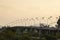 Second Thai - Myanmar Friendship Bridge at dusk, Mae Sot, Tak, Thailand