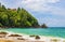 Secret Banana Beach bay panorama turquoise clear water Phuket Thailand