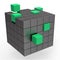 Secret Conspiracy Blocks Representing Complicity In Treason Or Political Collusion 3d Illustration