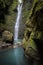 Secret Hawaiian waterfall deep in the Jungles of Maui