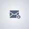 Secret mail, safe mail, vector best flat icon