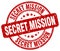 secret mission red stamp