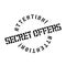 Secret Offers rubber stamp