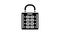 secret padlock glyph icon animation