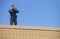 Secret Service agent on rooftop