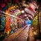 Secret underground passage in Oslo leading to a vibrant hidden market