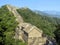 A section of the Great Wall of China one of the seven wonders of the modern world