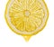 Section lemon with drop