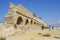 A section of the magnificent ancient Roman aquaduct, where it cr