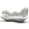 Sectional Sofa: Algorithmic Art On White Background