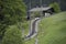 Sectionl of Rack Railway Track. Bernese Oberland,Switzerland