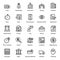 Secure Business line Icons Pack