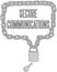 Secure Communications chain lock frame