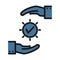 Secure Plan, Escape Plan line isolated vector icon can be easily modified and edit