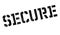 Secure rubber stamp
