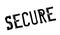 Secure rubber stamp